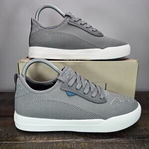 Vessi Weekend 1.5 Womens Size 7 Waterproof Shoes Sneaker Concrete Grey White